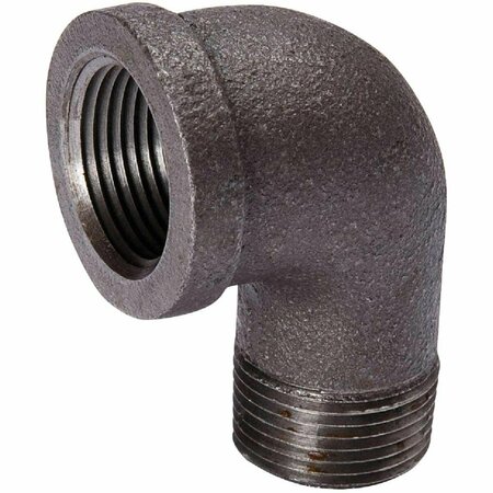 SOUTHLAND 3/4 In. 90 Deg. Street Malleable Black Iron Elbow 1/4 Bend 520-304BG